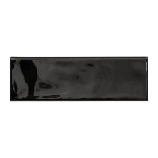 Urbano Ink 4x12 Glossy Bullnose Ceramic Tile Trim
