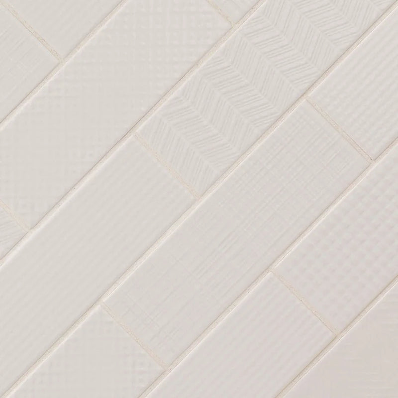 Urbano Pure 4x12 Glossy Bullnose Ceramic Tile Trim
