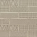 Urbano Warm Concrete 3D Mix 4x12 Glossy Ceramic Tile