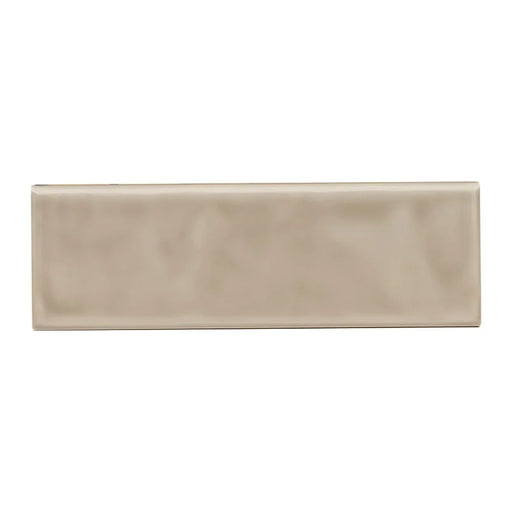 Urbano Warm Concrete 4x12 Bullnose Glossy Ceramic Trim