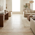 Valerenga Travertine 18x18 Filled & Honed Travertine Tile — Family Room floor