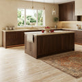 Valerenga Travertine 18x18 Filled & Honed Travertine Tile — Kitchen floor