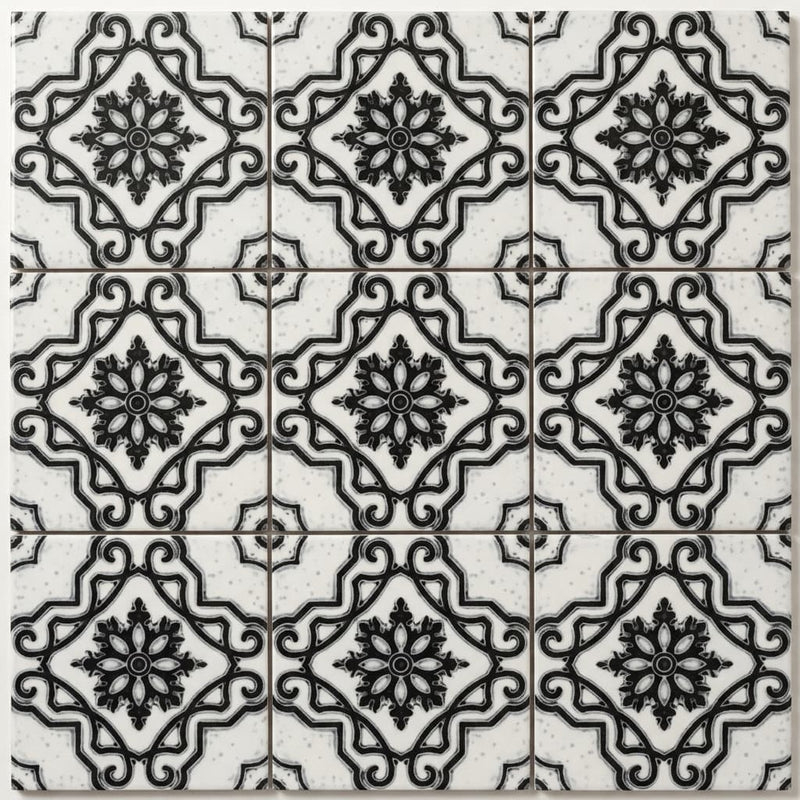 Valsecchia Maioliche Deco 16 6x6 Porcelain Tile close-up