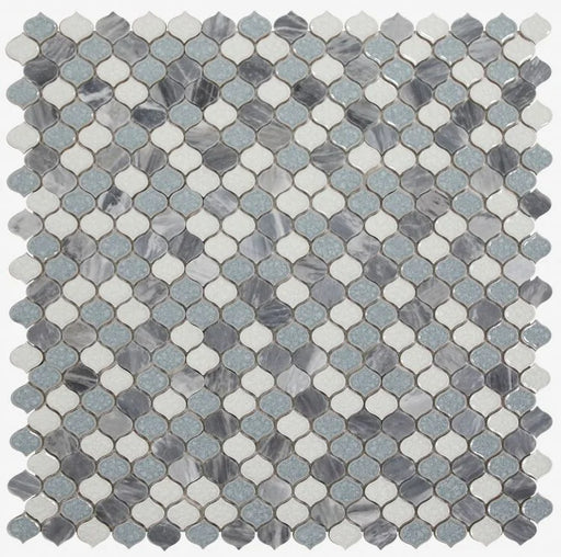 Van Gogh Beach 11x11 Glass Marble Mosaic