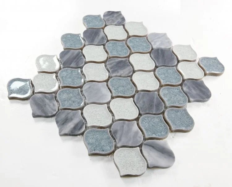 Van Gogh Beach 11x11 Glass Marble Mosaic