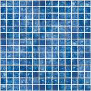 Vanguard Arrecife Blue 11 1x1 Glass Mosaic Tile