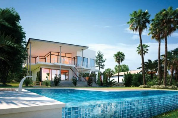 Vanguard Arrecife Blue 22 2x2 Glass Mosaic Tile