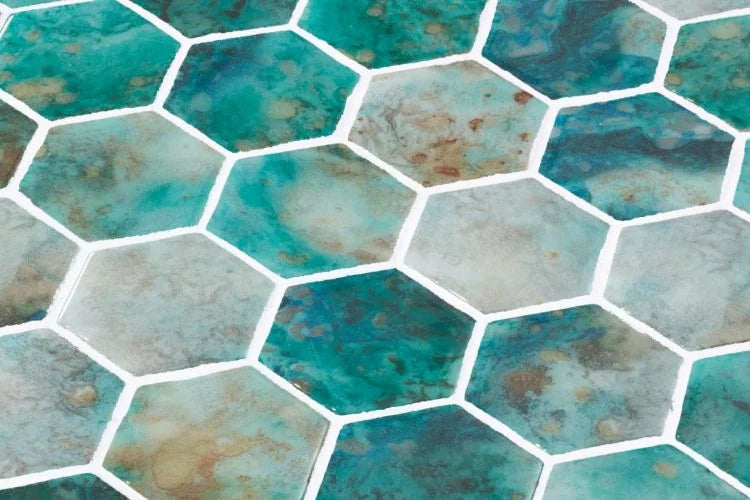 Onix from Spain Vanguard Hex XL Green (Onyx Green) Hexagon Mosaic