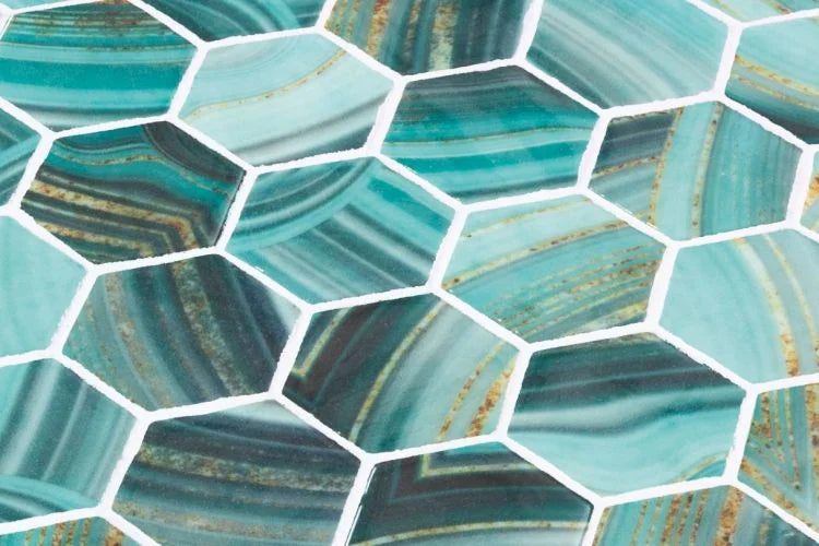 Vanguard Onyx Teal Hexagon XL Mosaic