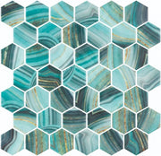 Vanguard Onyx Teal Hexagon XL Mosaic