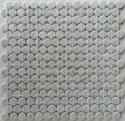 Vanguard Onyx Teal Penny Round Mosaic