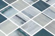 Vanguard Penta Bluish Grey 1x1 Glass Mosaic