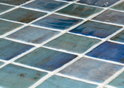 Vanguard Penta Forest Blue 1x1 Glass Mosaic