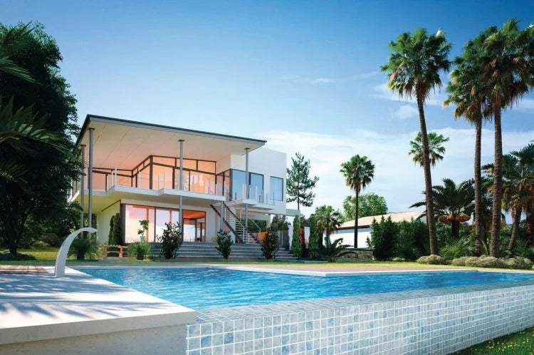 Vanguard Penta Ios Blue 1x1 Glass Mosaic