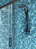 Vanguard Penta Onyx Blue 2x2 Glass Mosaic