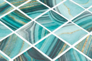 Vanguard Penta Onyx Teal 2x2 Glass Mosaic