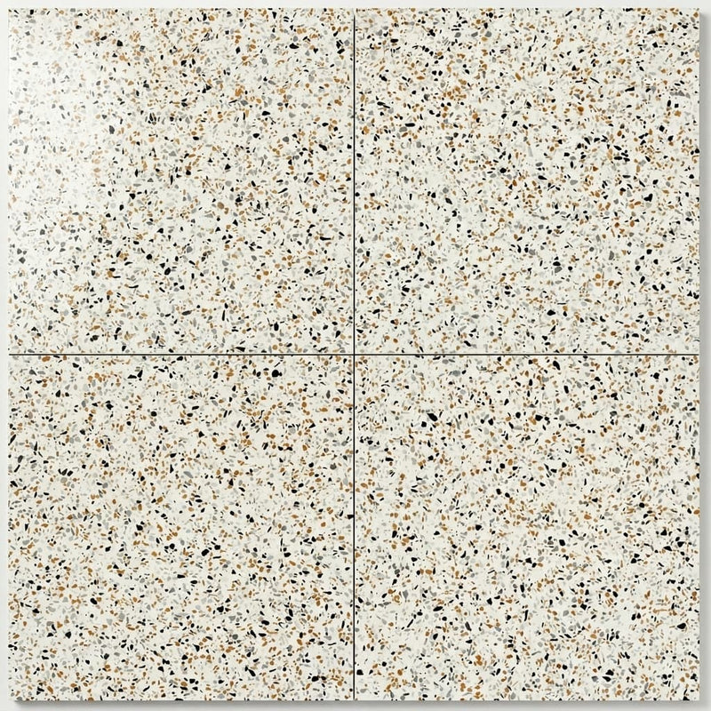 Vector 24x24 Polished Stone Agglomerate Marble Tile close-up