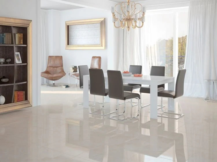 Vega Marfil 24x48 Shine Marble Look Porcelain Tile