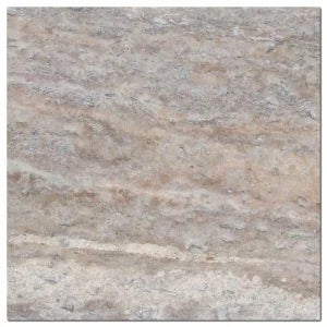 Vein Cut Travertine Silver 12x24 Honed Filled Tile