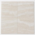 Vein Cut Travertine Classico 18x18 Polished Filled Tile close-up