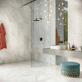 Velvet White 11.75x12.5 Chevron Porcelain Mosaic Tile