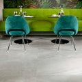 Velvet White 11.75x12.5 Chevron Porcelain Mosaic Tile