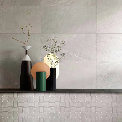 Velvet Grey 3x24 Bullnose Porcelain Trim