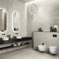 Velvet White 11.75x12.5 Chevron Porcelain Mosaic Tile