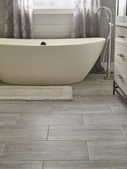 Veneto Gray 12x24 Polished Porcelain Stone Look Tile