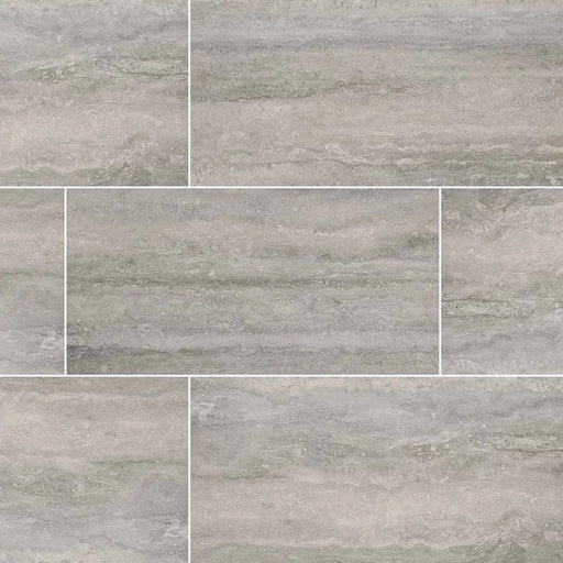 Veneto Gray 12x24 Matte Porcelain Stone Look Tile