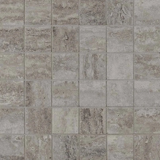 Veneto Gray 2x2 Matte Porcelain Stone Look Mosaic Tile