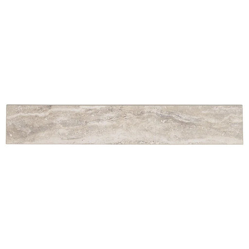 Veneto Gray 3x18 Bullnose Polished Porcelain Trim