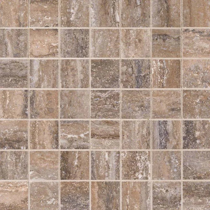 Veneto Noce 2x2 Matte Porcelain Mosaic Tile