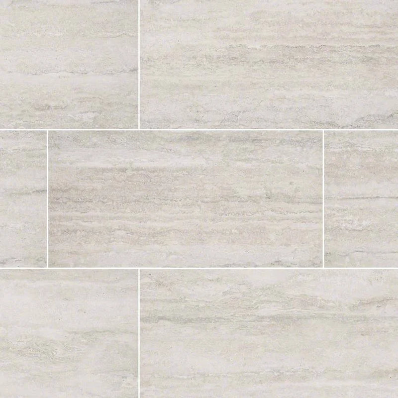 Veneto White 12x24 Polished Porcelain Tile
