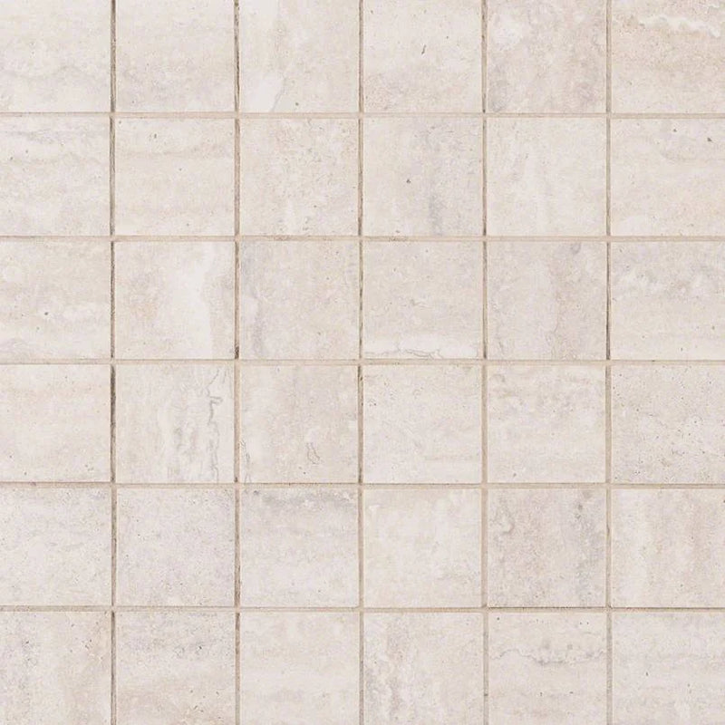 Veneto White 2x2 Matte Porcelain Mosaic Tile