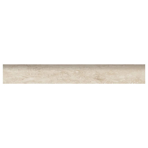 Veneto White 3x18 Bullnose Polished Porcelain Trim