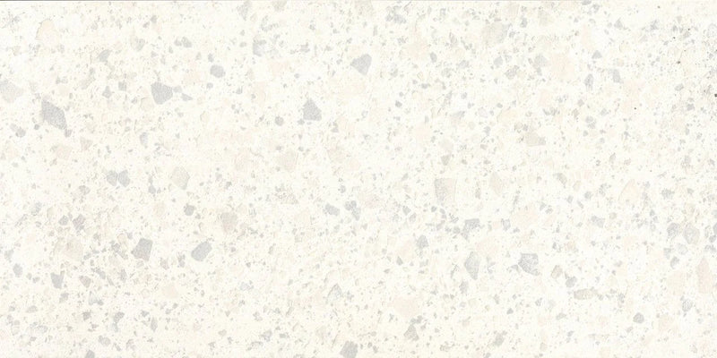 Venice Villa Zinc 24x24 Polished Terrazzo Look Porcelain Tile