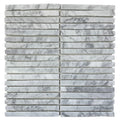 Vera Stacked Marble Mosaic 12x12 Beige Stone Marble Mosaic