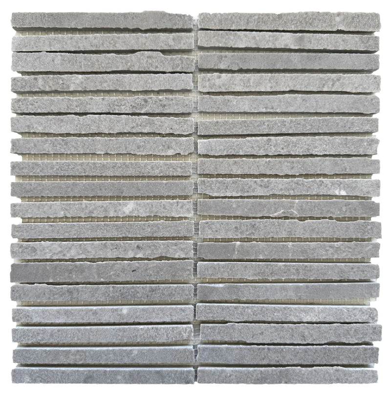 Vera Stacked Marble Mosaic 12x12 Beige Stone Marble Mosaic
