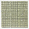 Verde Laguna 5/8x5/8 12x12 Sheet Natural Veined Marble Mosaic close-up