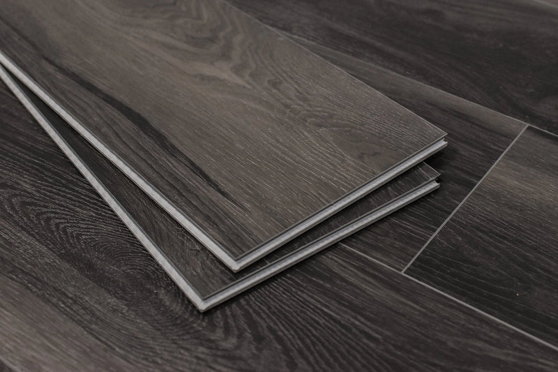 Veritas Rooted Graphite 7x60 EIR Painted Bevel 20mil SPC Vinyl Flooring