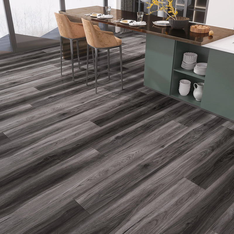 Veritas Rooted Graphite 7x60 EIR Painted Bevel 20mil SPC Vinyl Flooring