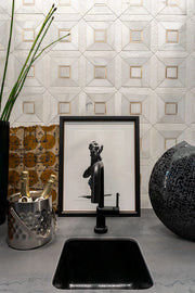 Verona Gold Pattern Misc. Metal Mosaic Tile