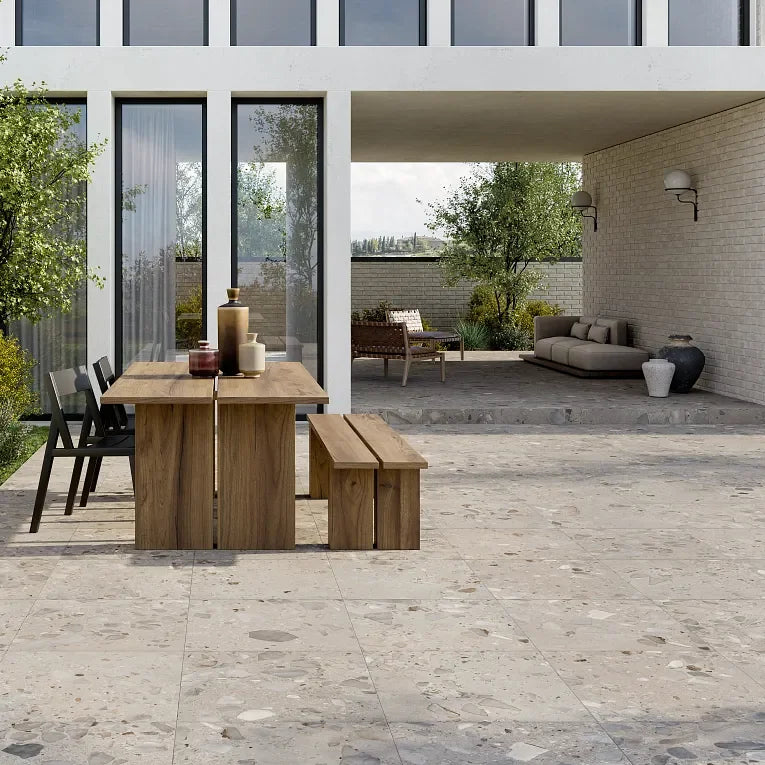 Verrazzo Grigio 3x24 Surface Bullnose Porcelain Trim