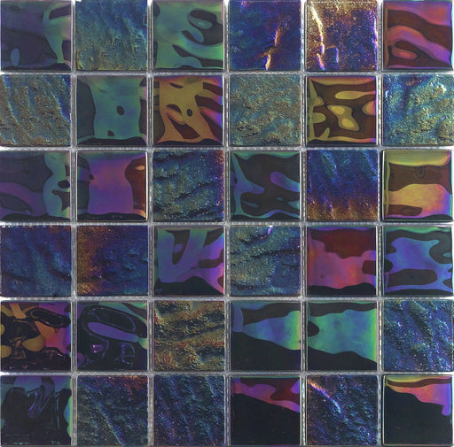 Vidrofina Anochrome Iridescent Glass 2x2 Glossy Mosaic