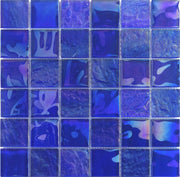 Vidrofina Cobalt Blue Glass 2x2 Glossy Mosaic