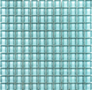 Vidrofina Larimar Green MD-005 1x1 Glossy Glass Mosaic