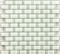 Vidrofina Maritime White 1x2 Glossy Glass Mosaic