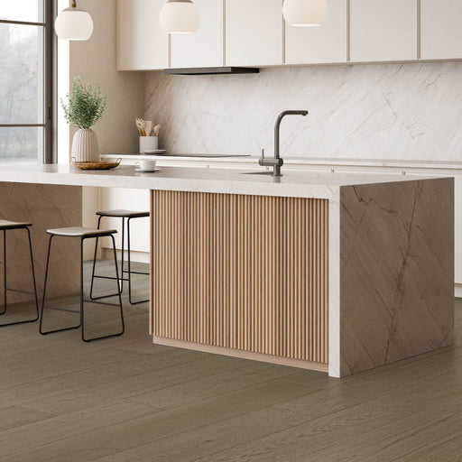 Villa Caprisi Brindisi European oak engineered hardwood flooring in a modern kitchen