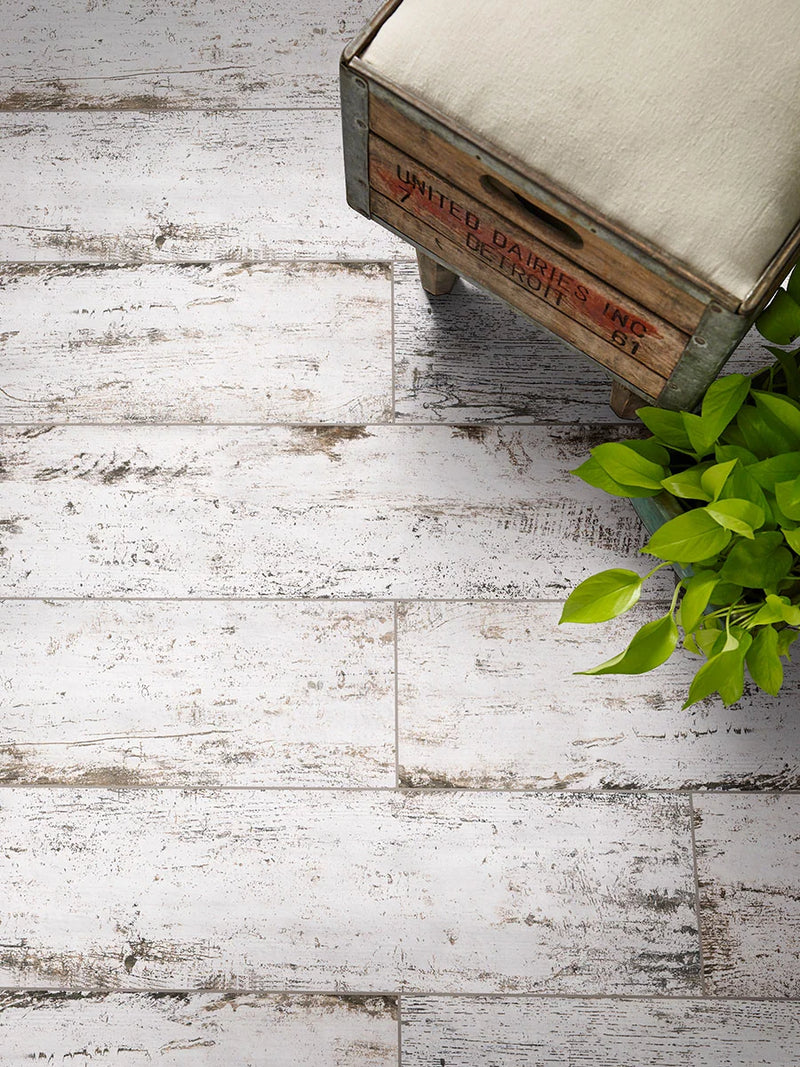 Vintage Lace 8x36 Matte Porcelain Wood Look Plank